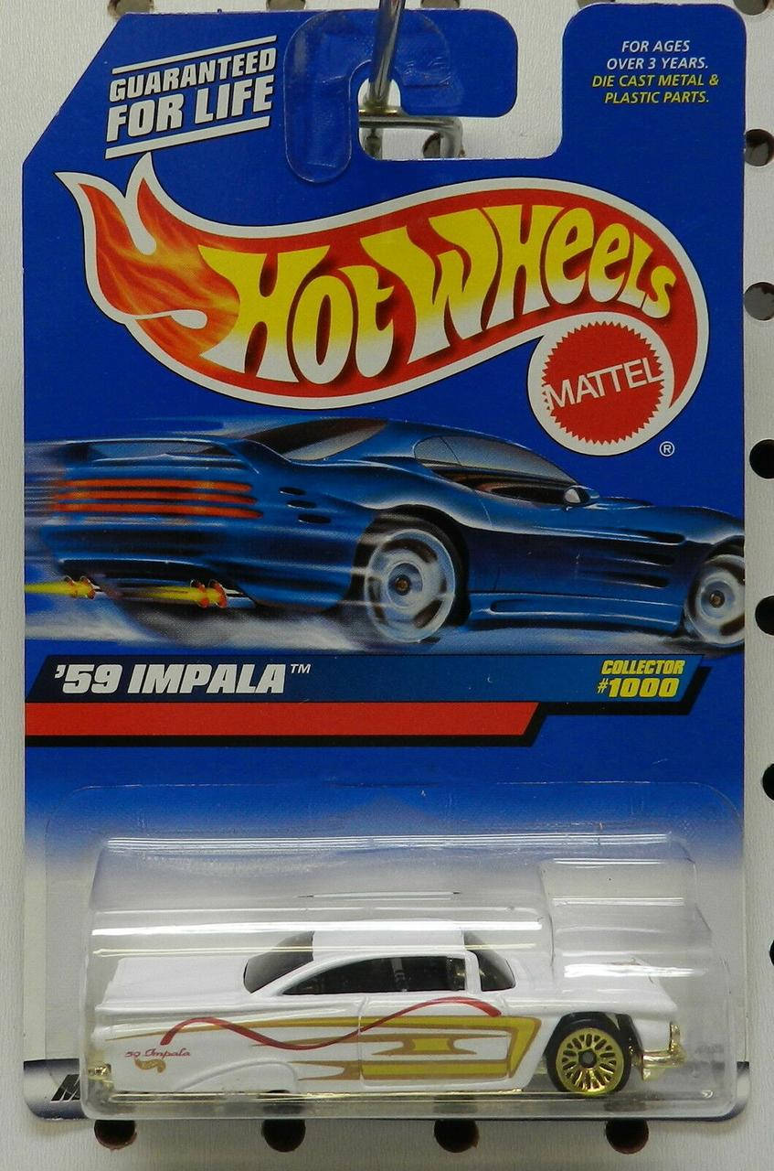 

Машинка Hot Wheels - '59 Impala - 1999 (#1000) - 23810. Mattel Оригинал