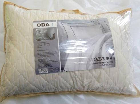 

Подушка Ода 50х70 с чехлом, микрофибра полиэфирное волокно шарик