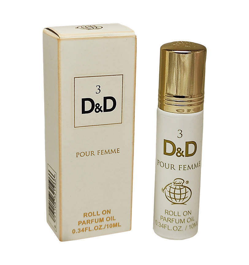 

Парфюмированное масло женское D&D 3 10 ml