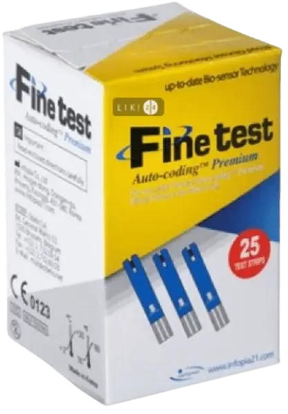 

Тест-смужки для глюкометра Infopia Finetest auto-coding Premium №25