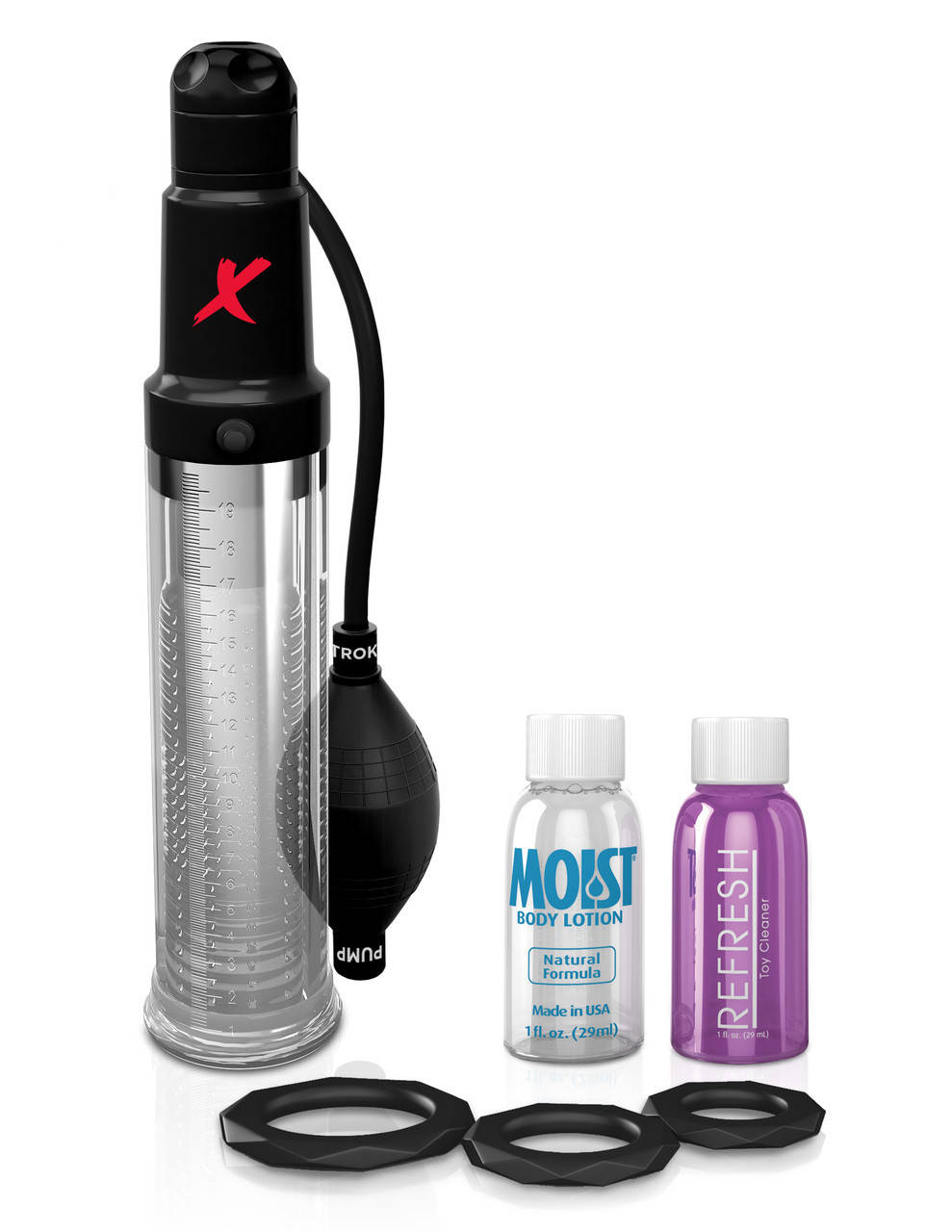 

Вакуумная помпа с вибрацией PDX Elite Suck-N-Pump Stroker all Оригинал, Черный