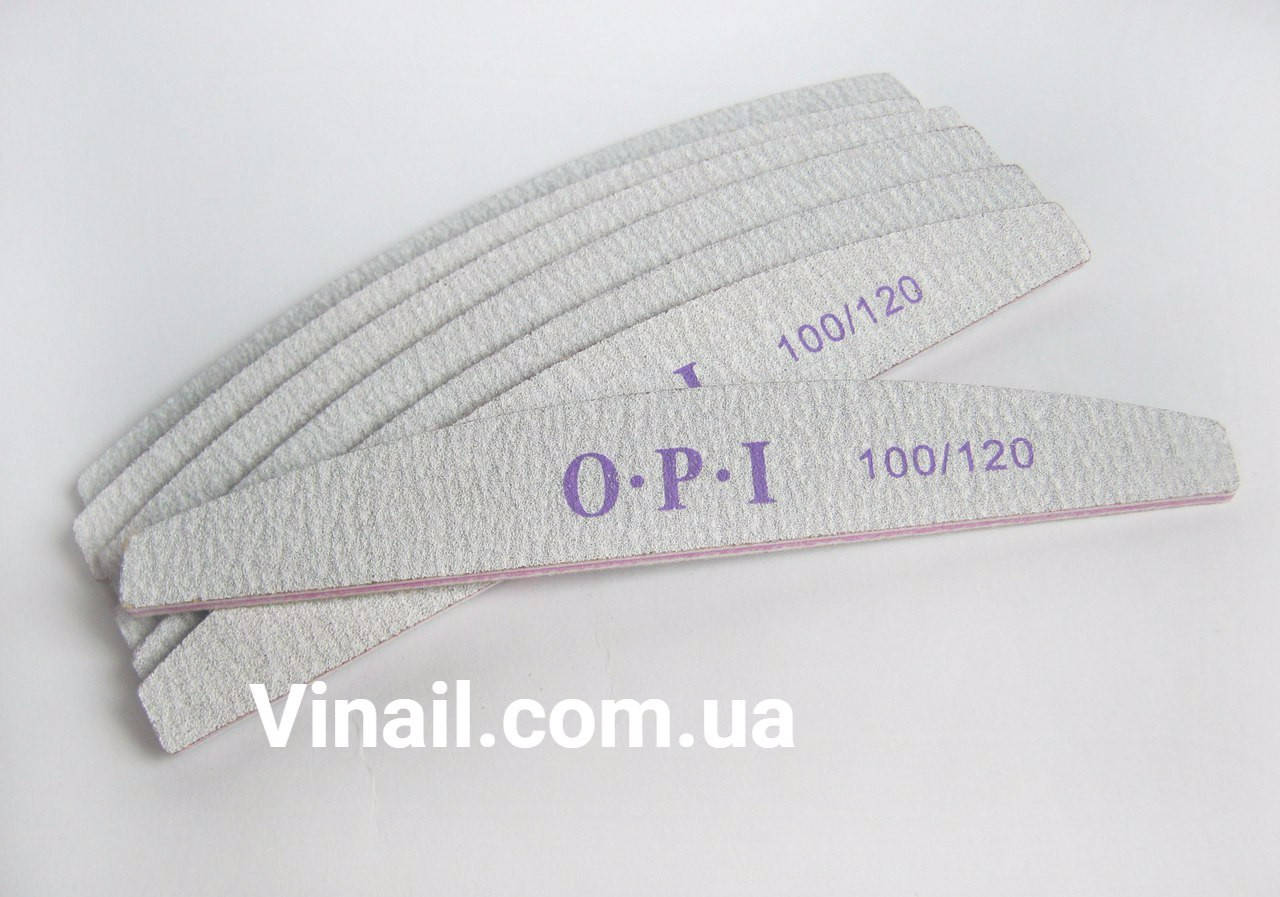 

Пилка O.P.I 100/120, лодка ,серая ,пилочка