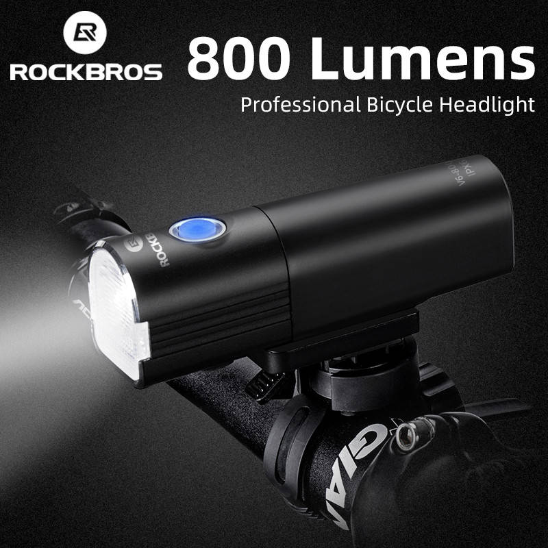 

Велосипедный фонарь ROCKBROS V6-800 (800LM, 2500mAh аккумулятор, Cree XPL, USB, IPX6, 7 режимов)
