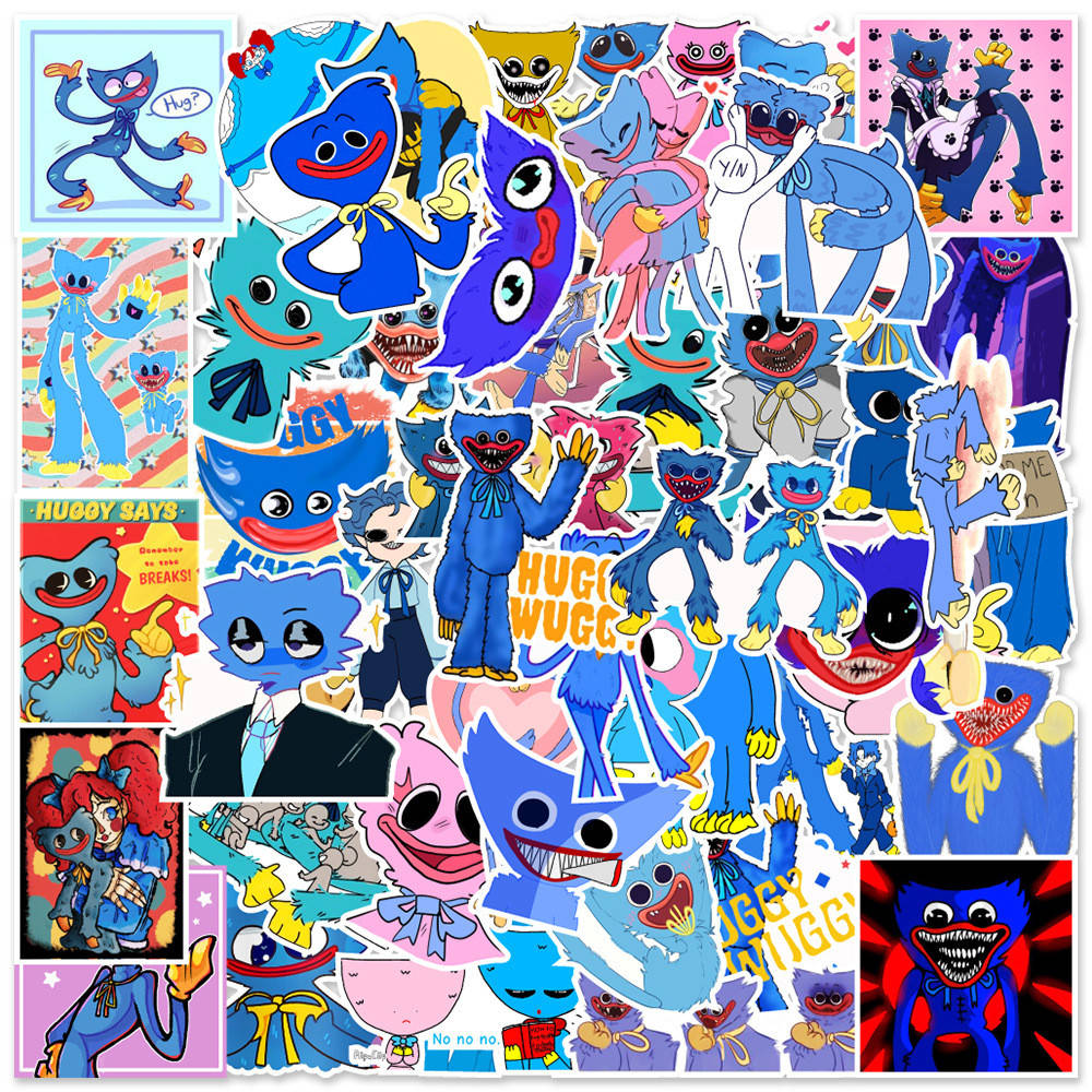 

Набор стикеров Хаги Ваги - 50 шт - Виниловые наклейки на ноутбук, авто, велосипед