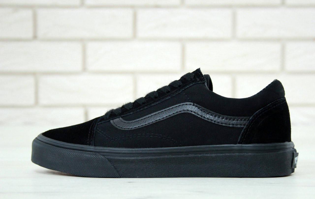 

Летние кеды Vans Old Skool Full Black (Черный)