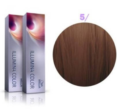 

Wella illumina color 5/ светло коричневый
