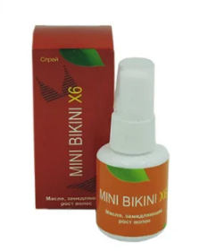 

Mini Bikini X6 - Комплекс для депиляции - Крем и Спрей (Мини Бикини)