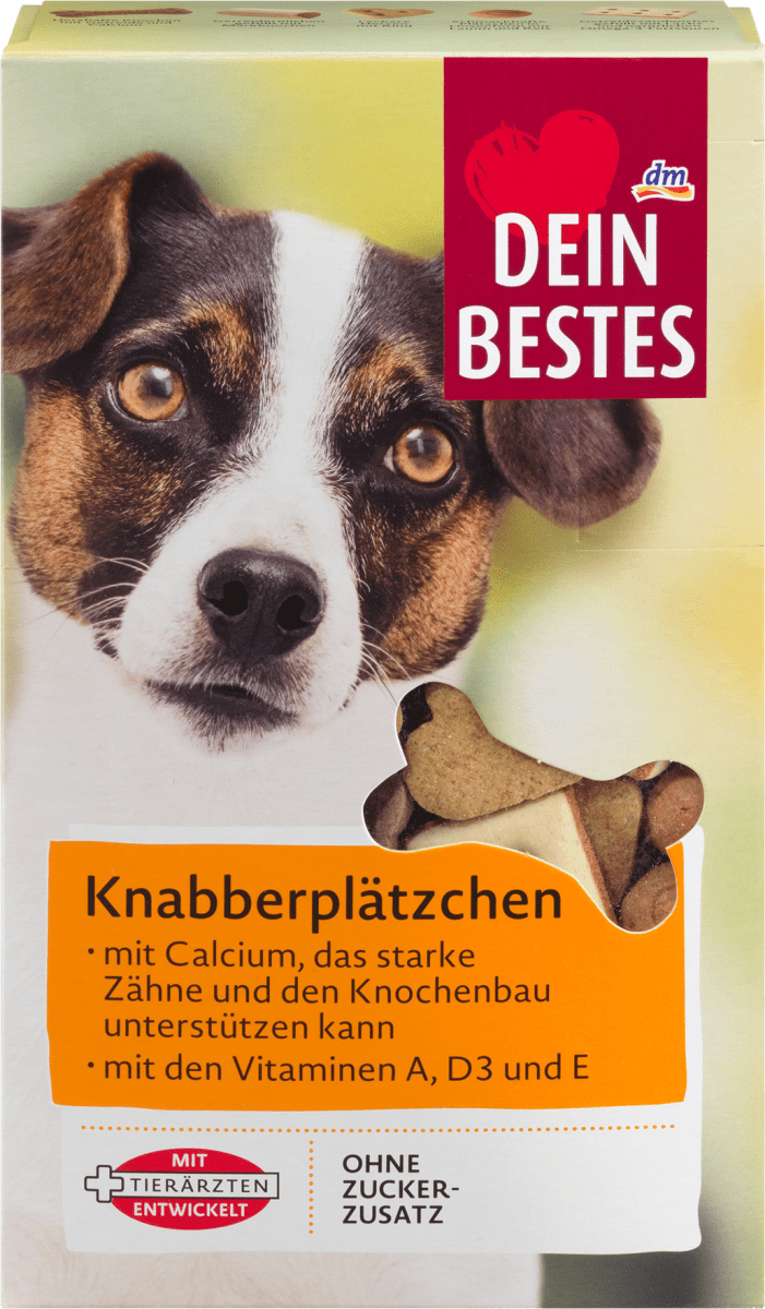 

Закусочное печенье для собак Dein Bestes Knabberplätzchen, 500 г