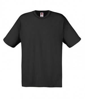 

ЧОЛОВІЧА ФУТБОЛКА ЛЕГКА FRUIT OF THE LOOM ORIGINAL T 36 Черный, M(48)