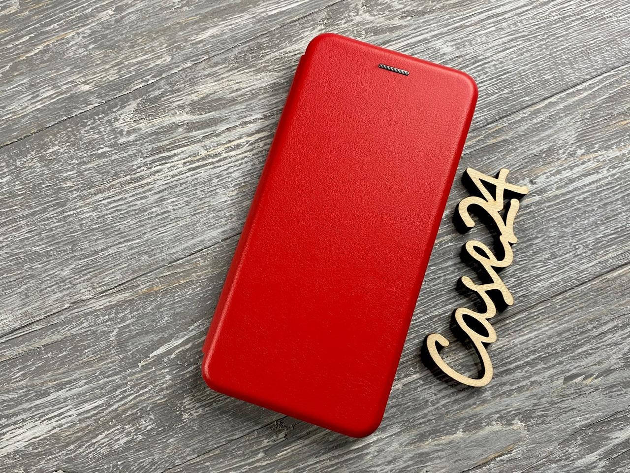 

Кожаный чехол книжка Elegant на Huawei P Smart 2021 (3 цвета) красный