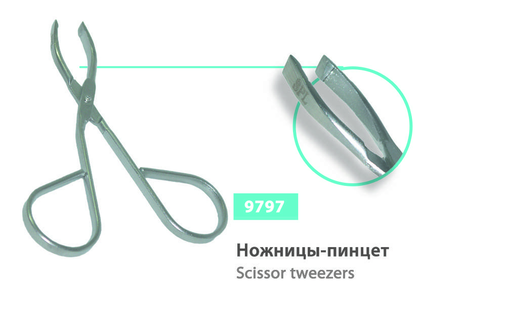 

Ножиці - пінцет SPL, 9797