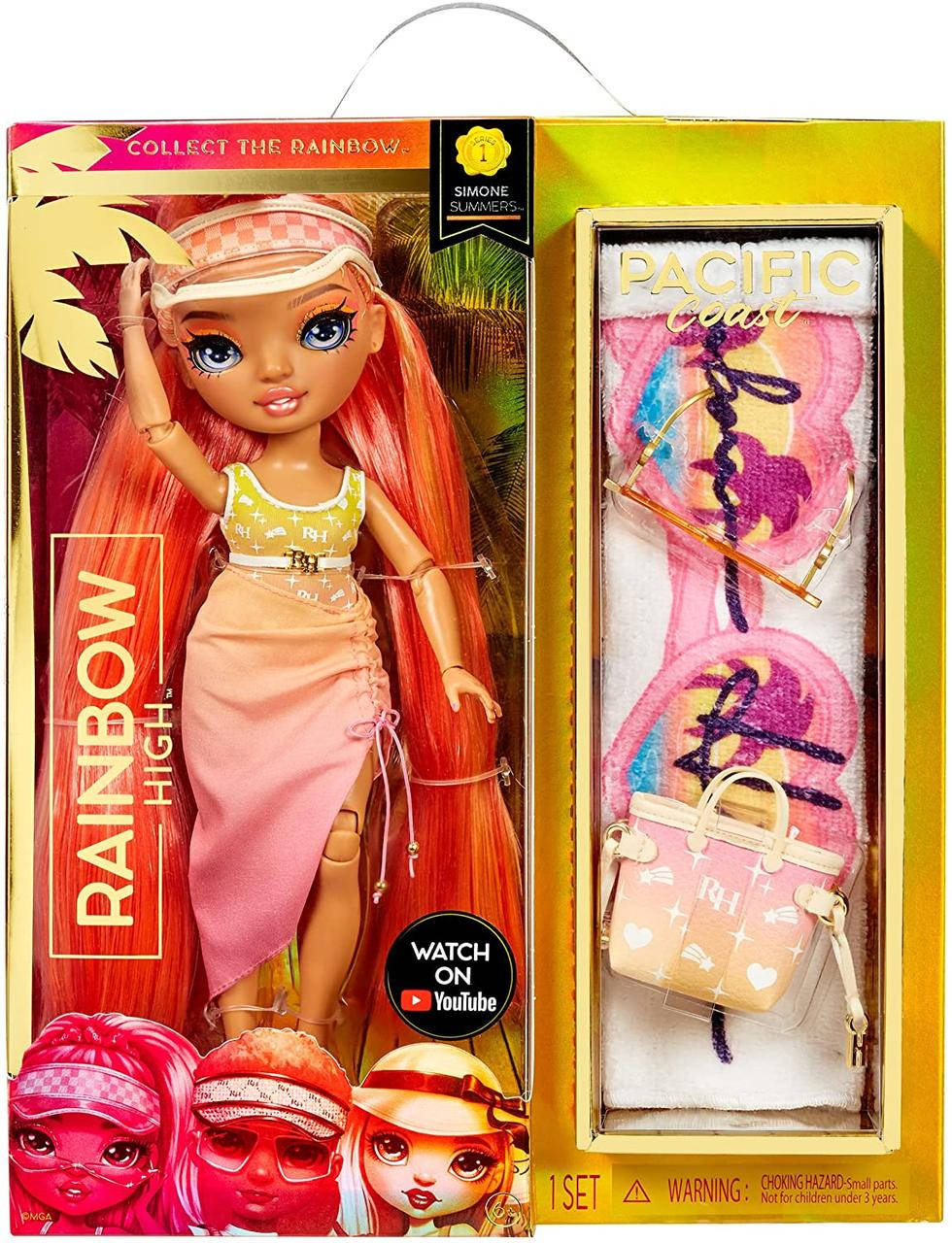 

Кукла Rainbow High Pacific Coast Simone Summers Рейнбоу Хай Заря 578383