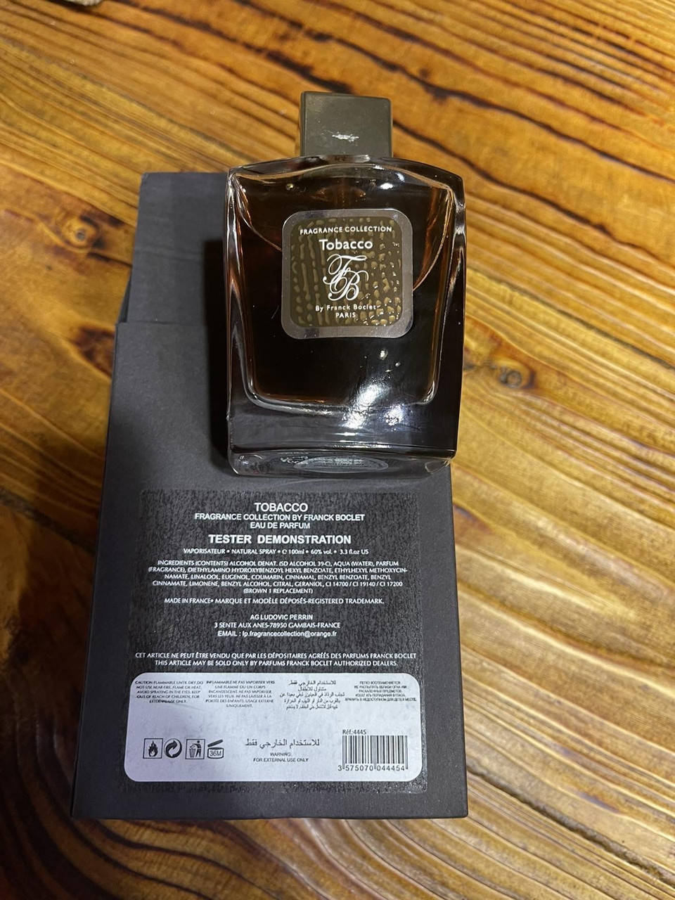 

Franck Boclet Tobacco 100 ml. - Парфюмированная вода - Унисекс - Тестер
