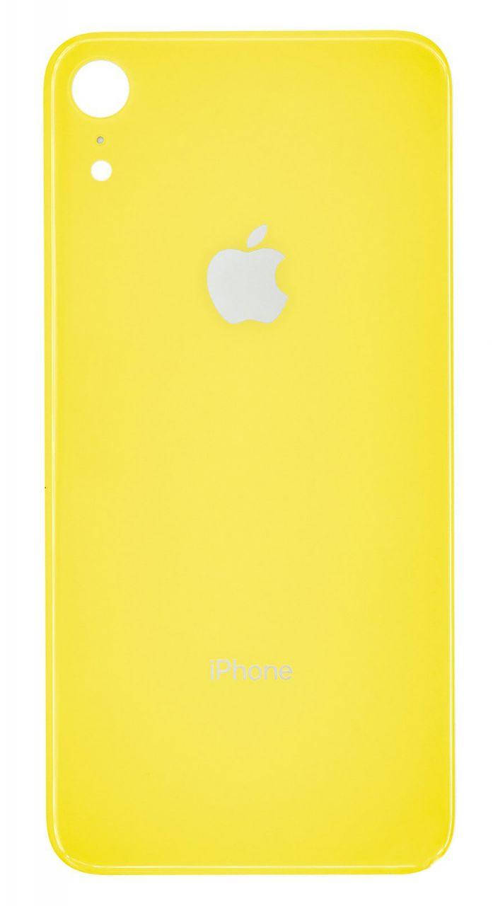 

Задняя крышка iPhone XR (big hole) Yellow, Желтый