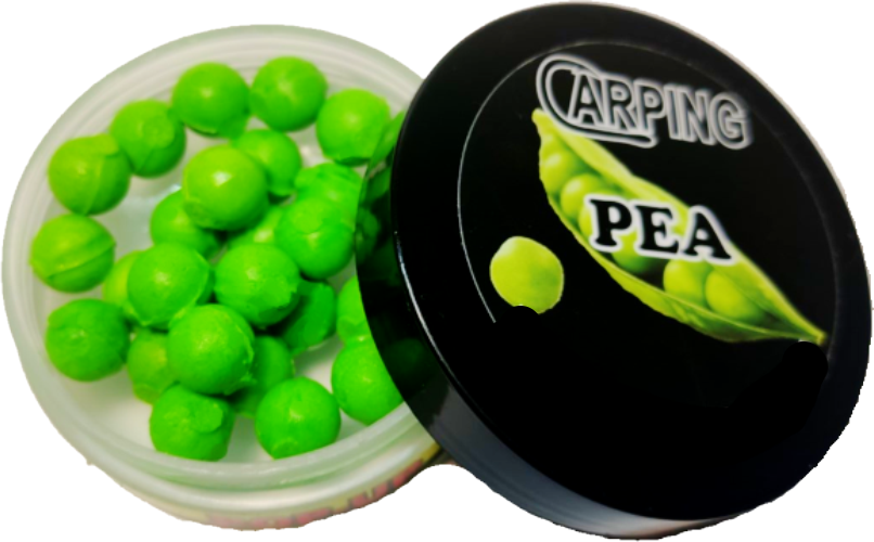 

Бойлы желейные (горох )10mm POP-UP плавающие банка, Зелёный