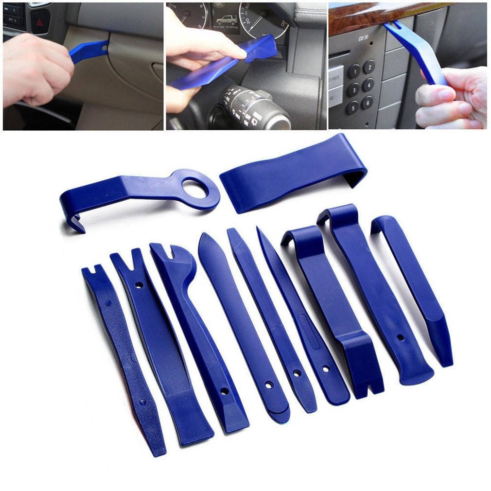 

Набор съемников обшивки авто 11 предметов (синие)