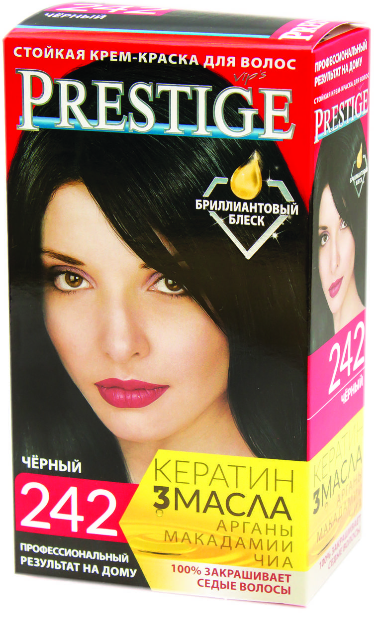 

Краска для волос Vip's Prestige 242 (Черный)