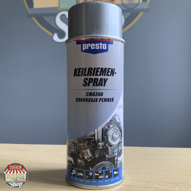 

Смазка для клиновых ремней Presto Keilriemen-Spray, 400 мл Аэрозоль
