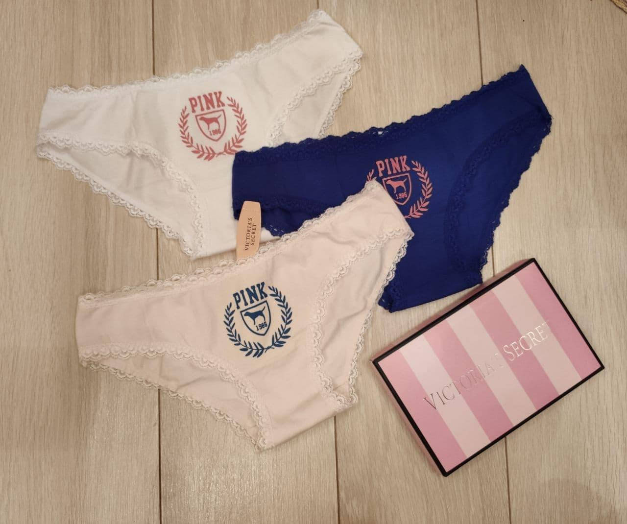 

Трусики слипы Victoria's Secret оригинал Pink 1988, Виктория Сикрет пинк, Розовый
