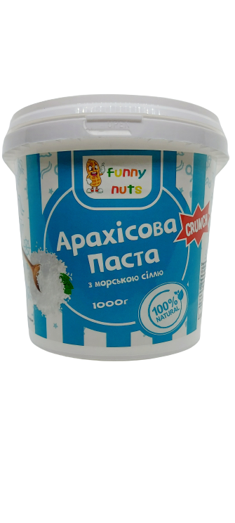 

Арахісова паста FunnyNuts морська сіль-кранч 1000 г