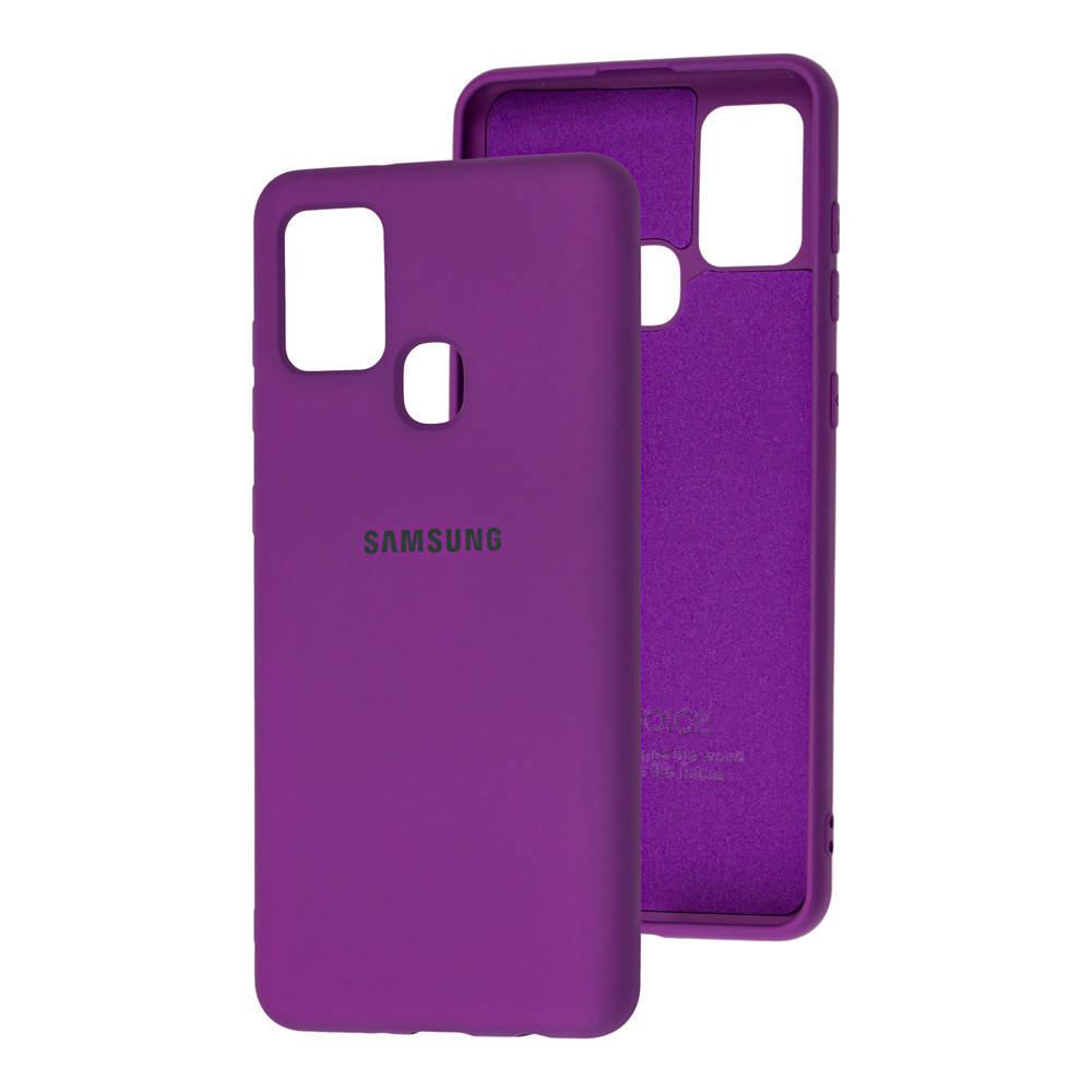 

Чехол Silicone Case для Samsung Galaxy A21s A217 Grape, Фиолетовый