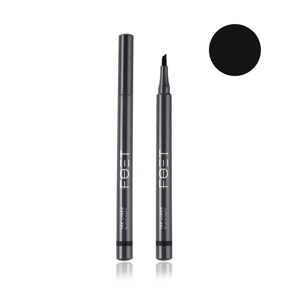 

Фломастер-подводка для глаз GreenWay Foet Ink liner «Черный матовый» 1,2 мл (02640)