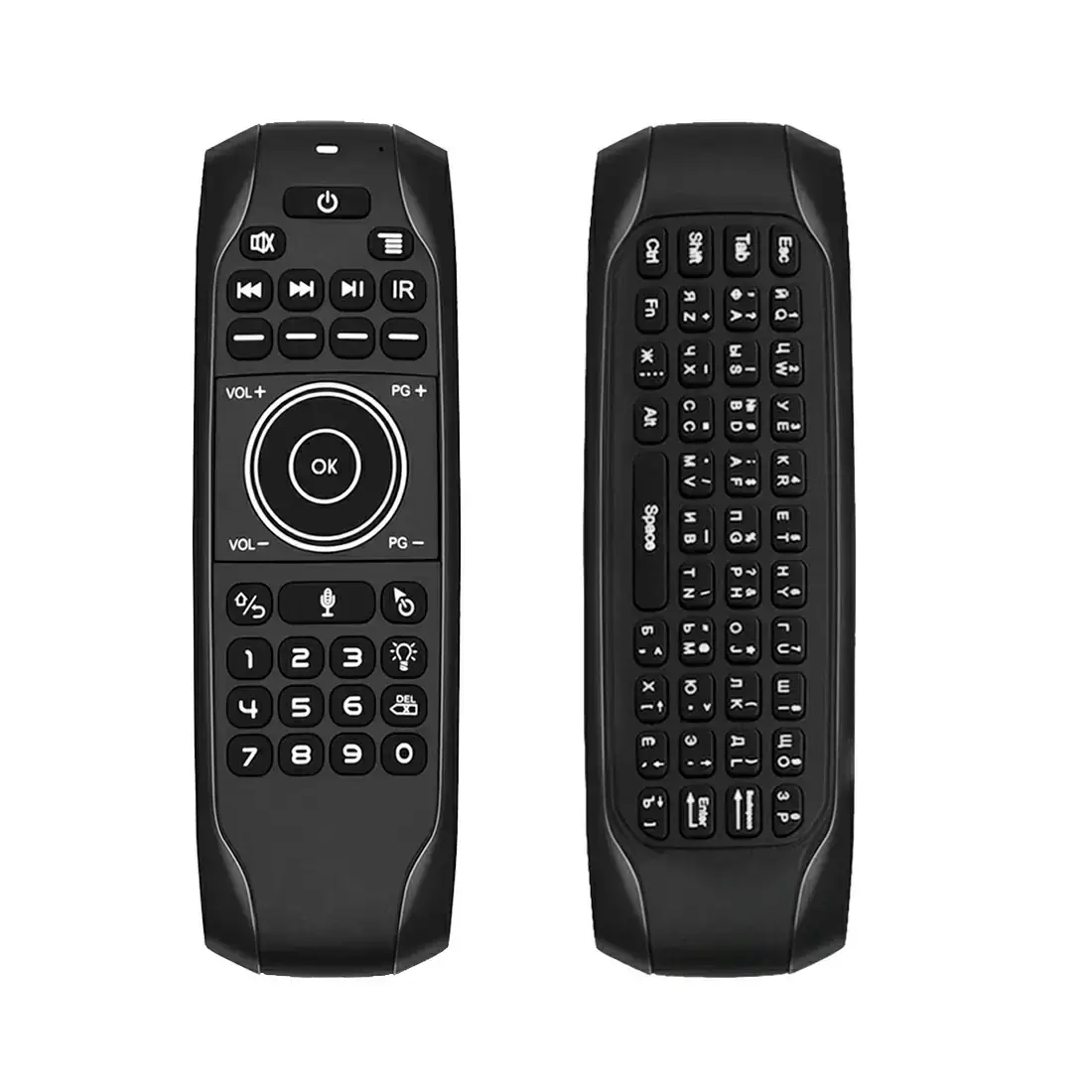 

TV4U G7v PRO Аэромышь с подсветкой, миниклавиатурой и голосовым управлением, Черный