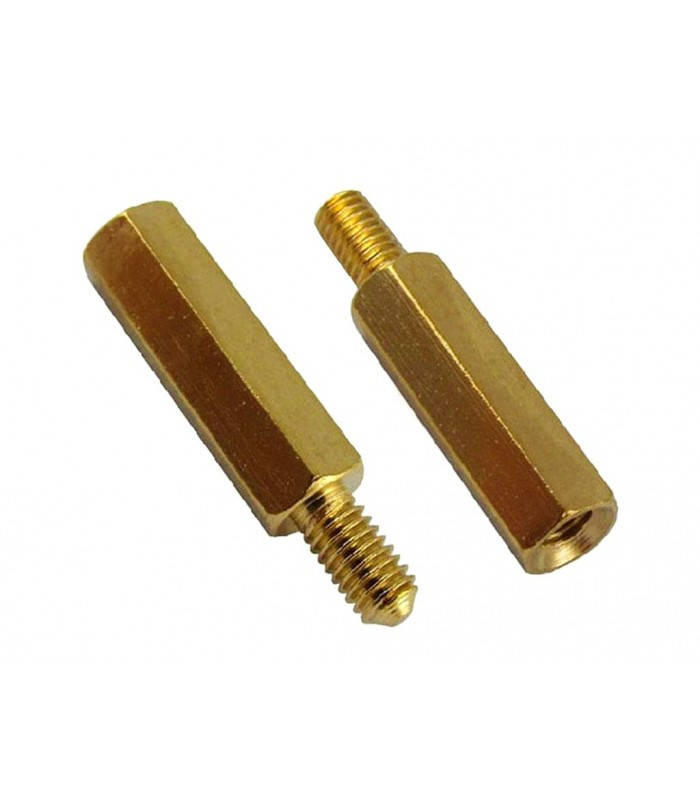 

Латунна стійка М3, 6мм, гвинт-гайка, 10шт