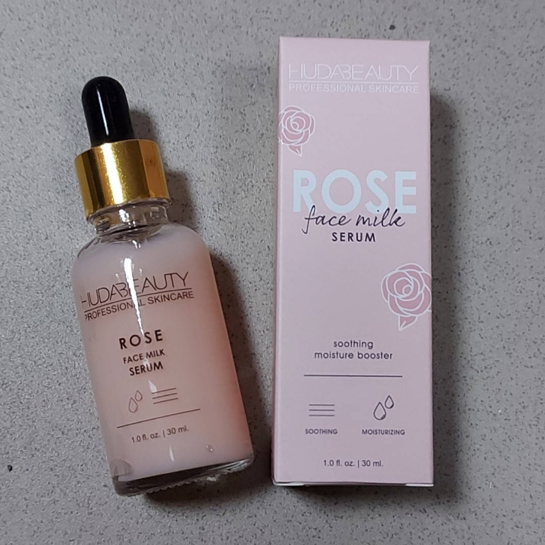 

Антивозрастная молочная сыворотка с экстрактом розы Huda Beauty 30ml