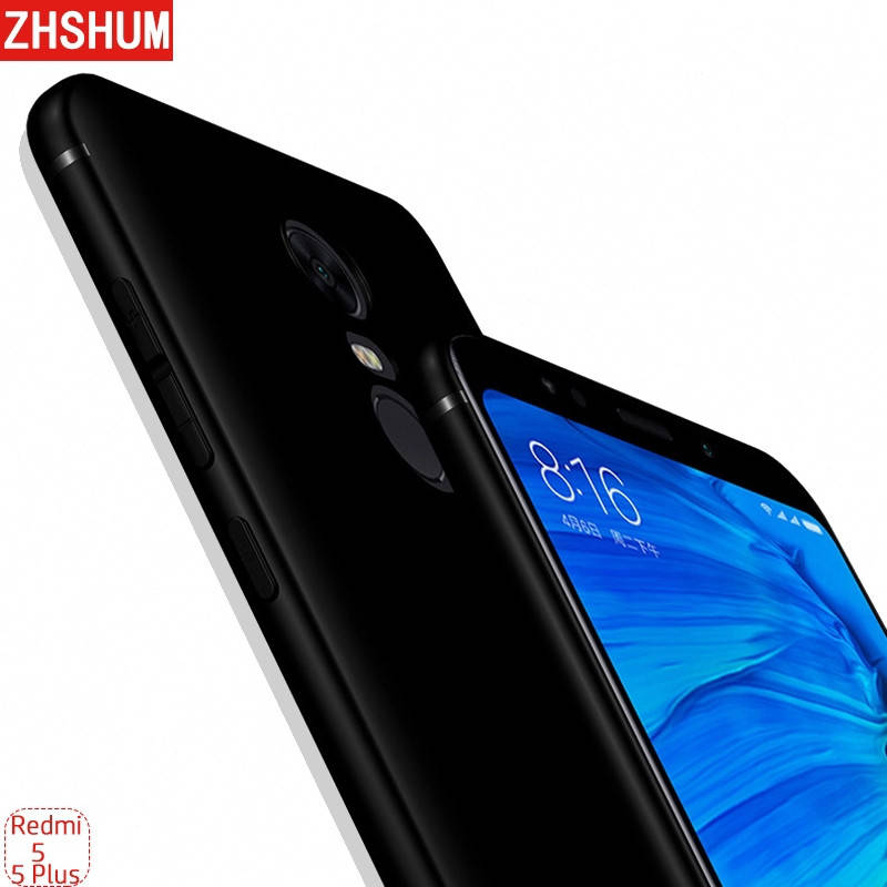 

АКЦИЯ, матовый чехол Xiaomi Redmi 5 Plus ( оплата на приват24 )., Черный