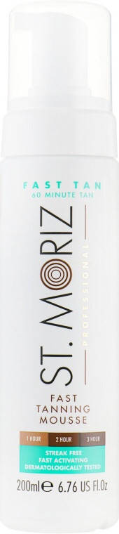 

Автобронзат-мус для експрес засмаги St.Moriz Fast Tan 200 мл