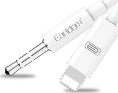 

Аудиокабель Earldom ET-AUX29 Lightning to 3.5мм AUX Cable 1 м White, Белый