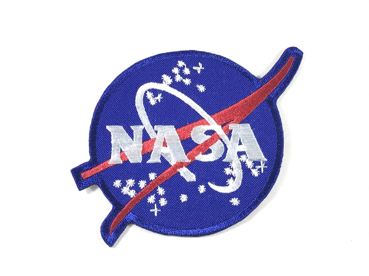

Нашивка NASA эмблема 100х95 мм, Разные цвета