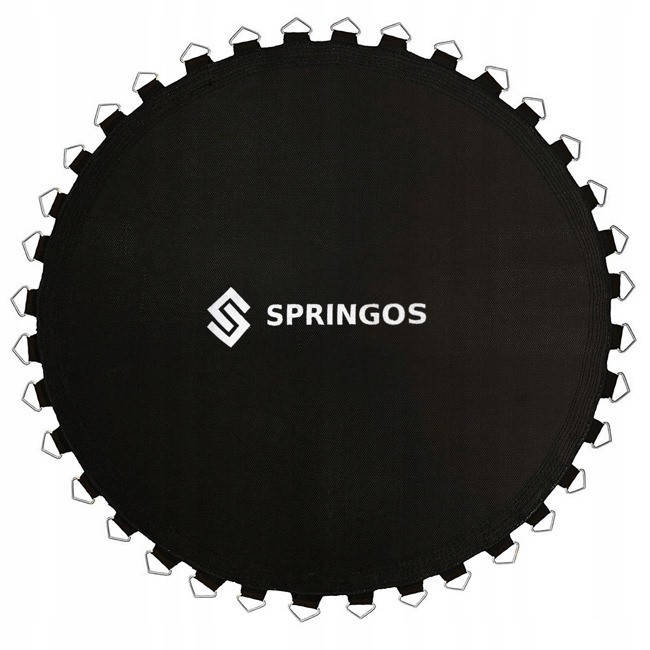 

Прыжковое полотно (мат) для батута Springos 10FT 305 см (64 пружини) Black