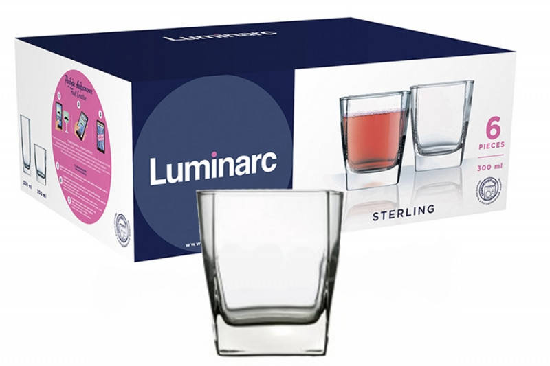 

Набор низких стаканов Luminarc Sterling 300 мл 6 шт (Н7669)