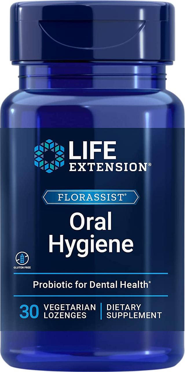 

Life Extension Florassist Oral Hygiene / Пробиотик для здоровья зубов 30 пастилок