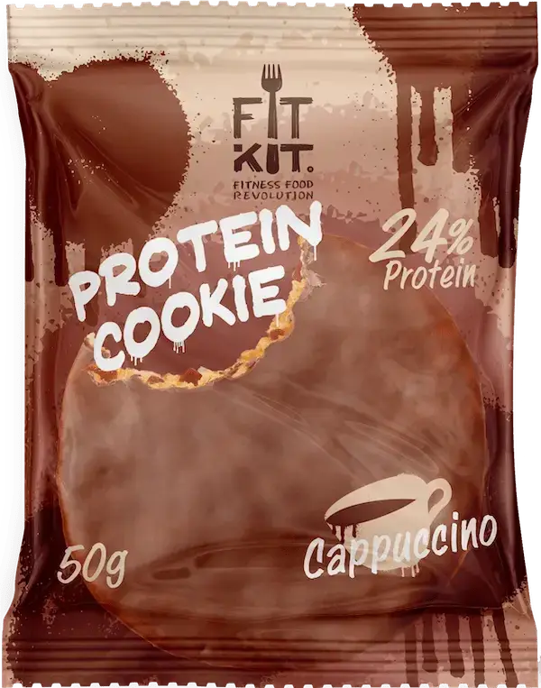 

Протеиновое печенье в глазури Fit Kit Капучино (50 грамм)