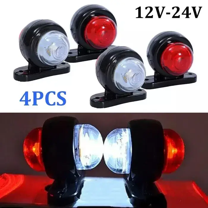 

Указатель заноса кузова рожки лед Led.Габариты на прицеп фуру лафет