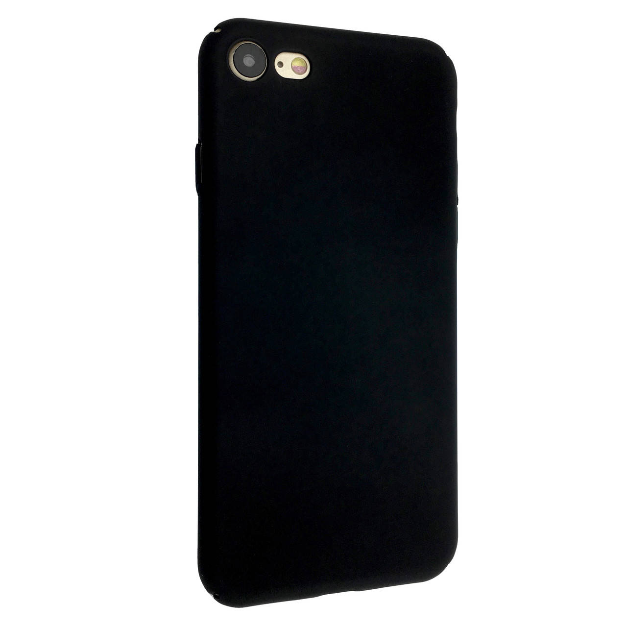 

Чехол-накладка DK пластик софт-тач с прорезями для Apple iPhone 7 / 8 / SE 2 (black), Черный