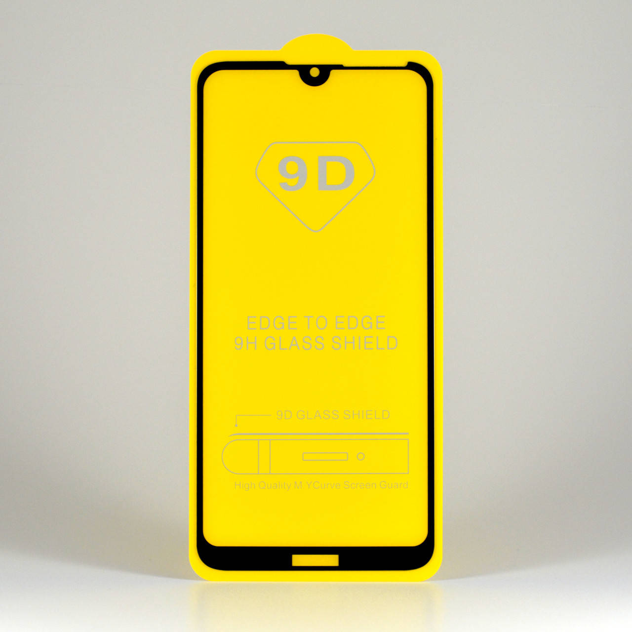 

Защитное стекло на Huawei Y7 2019 клеевой слой по всей поверхности, Черный