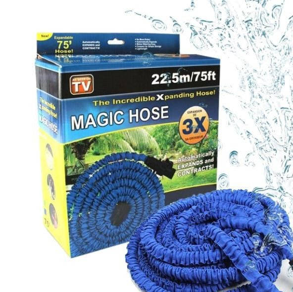 

Шланг Magic Hose 22,5 метров с распылителем для полива сада и огорода