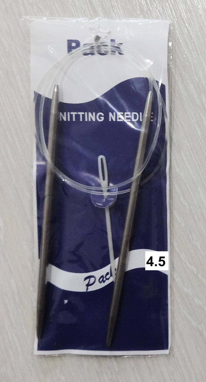 

Спицы круговые №4.5 на тросике 80 см Pack