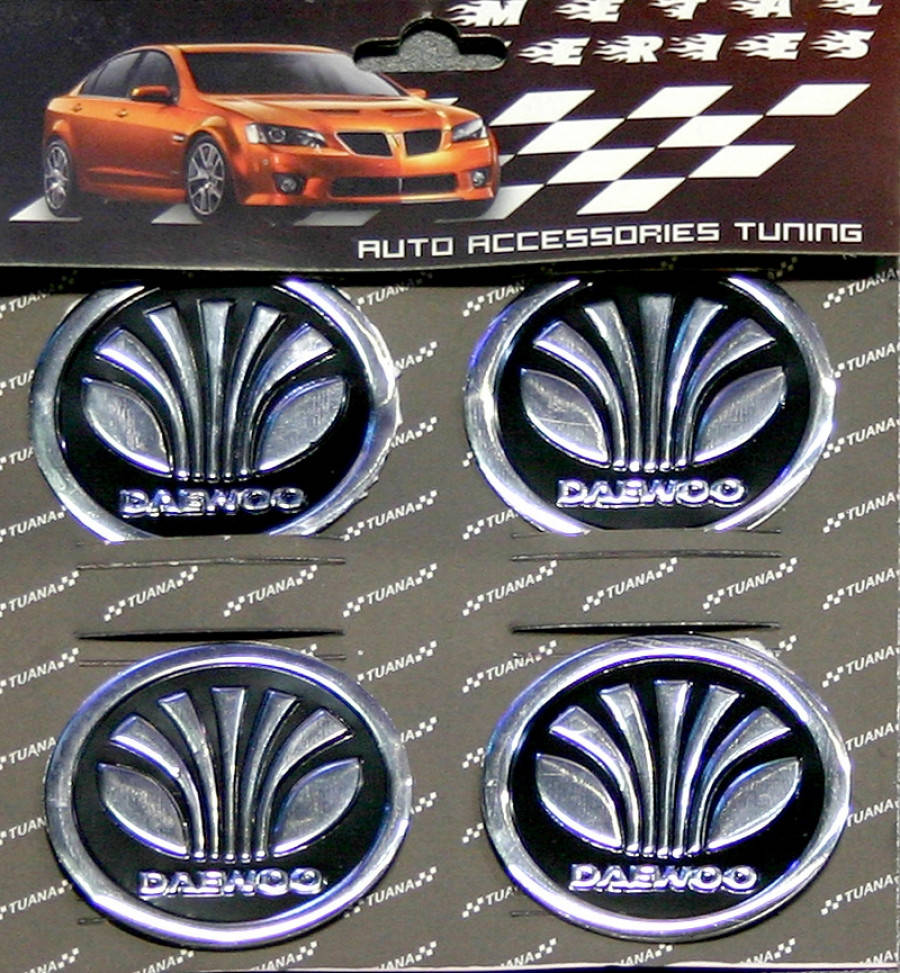 

Комплект модельных наклеек на автомобильные диски, 4 шт., Daewoo Lanos, Т-45