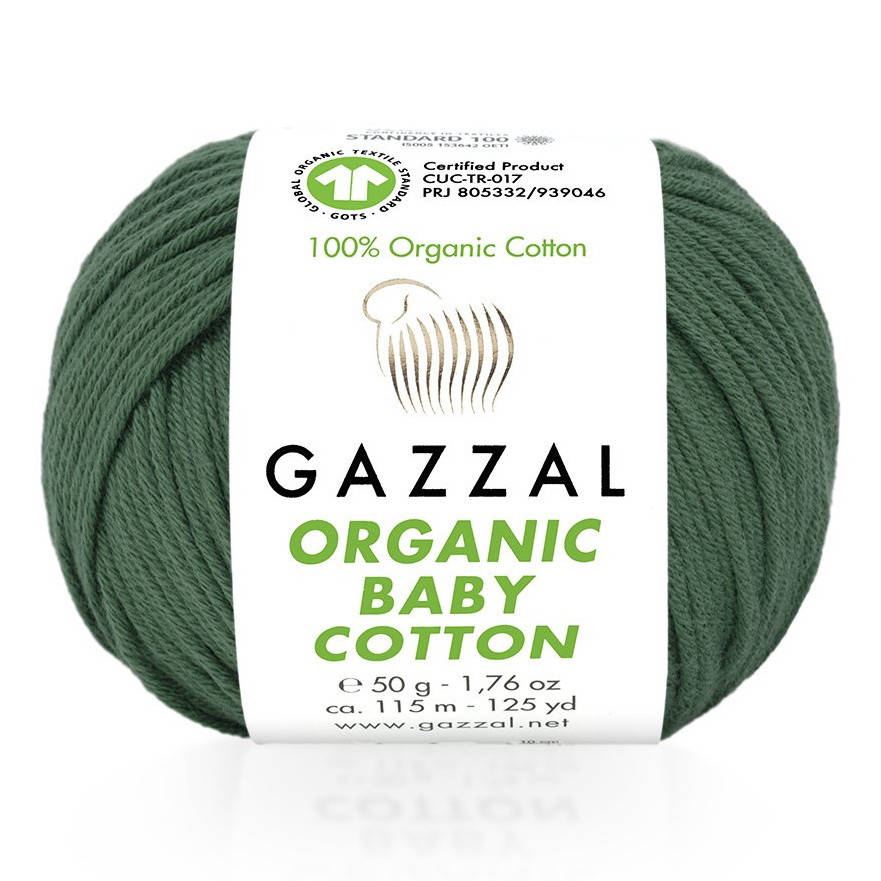 

427 Пряжа Gazzal Organic Baby Cotton