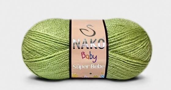 

Nako Baby Super Bebe оливка № 10262