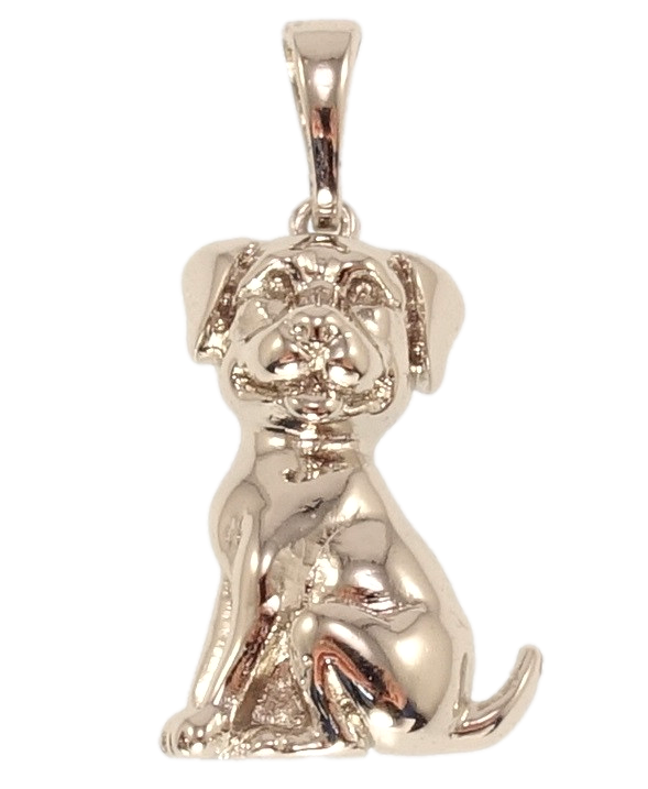 

Кулон Xuping Родий "Собака"