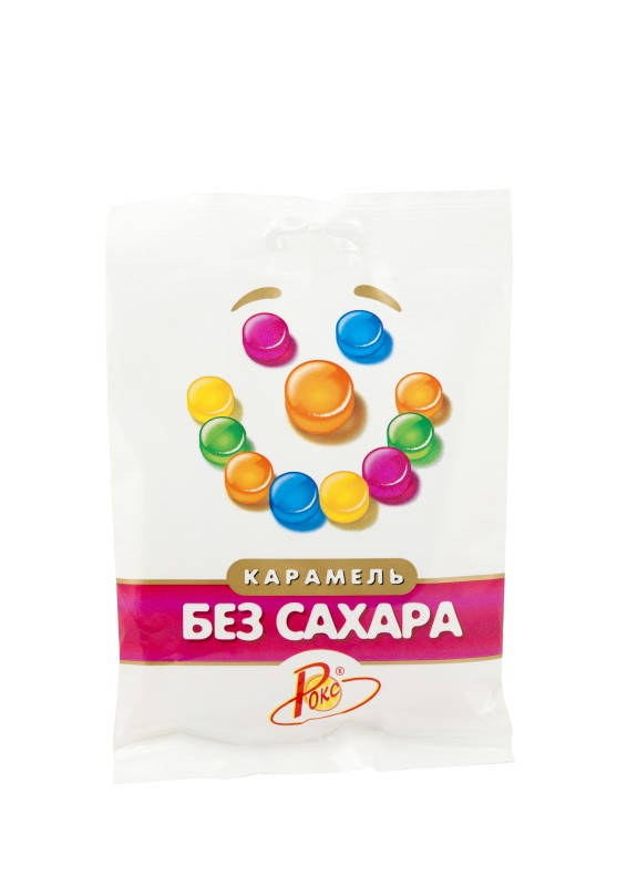 

Карамель Леденцы без сахара пакет Roks
