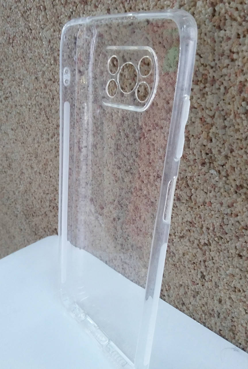 

Чехол силиконовый прозрачный Xiaomi poco x3