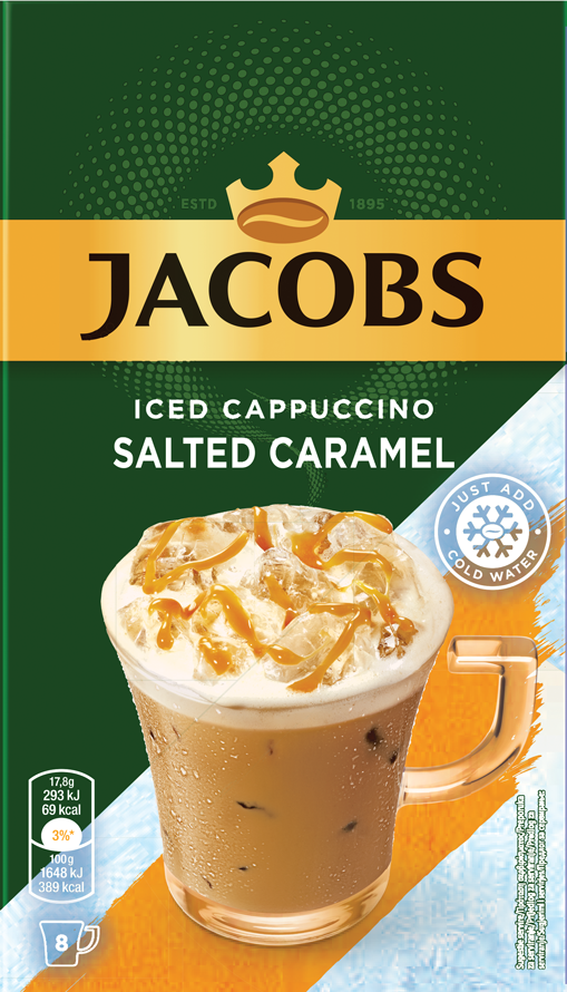 

Кофейный напиток Jacobs Iced Cappuccino Salted Caramel 8 шт x 17.8 г