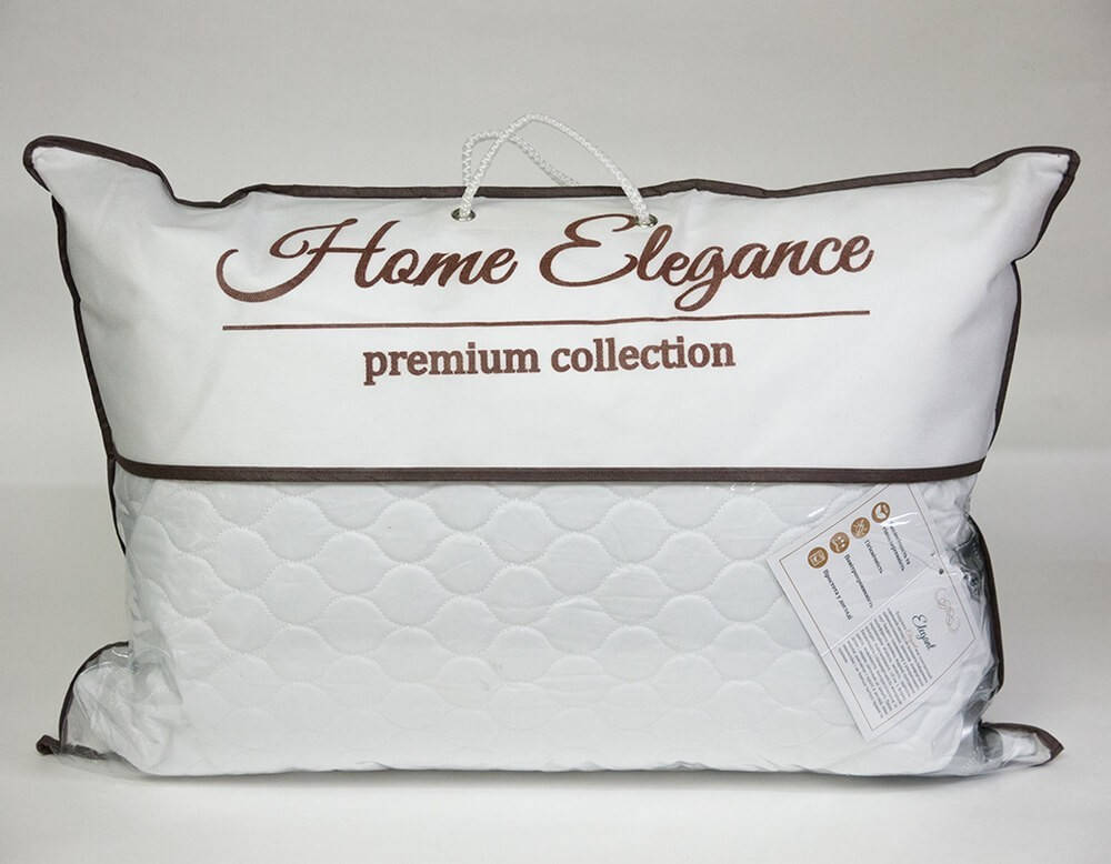 

Подушка Leleka-Textile Premium Collection Elegant 50x70 стеганая с чехлом, Белый